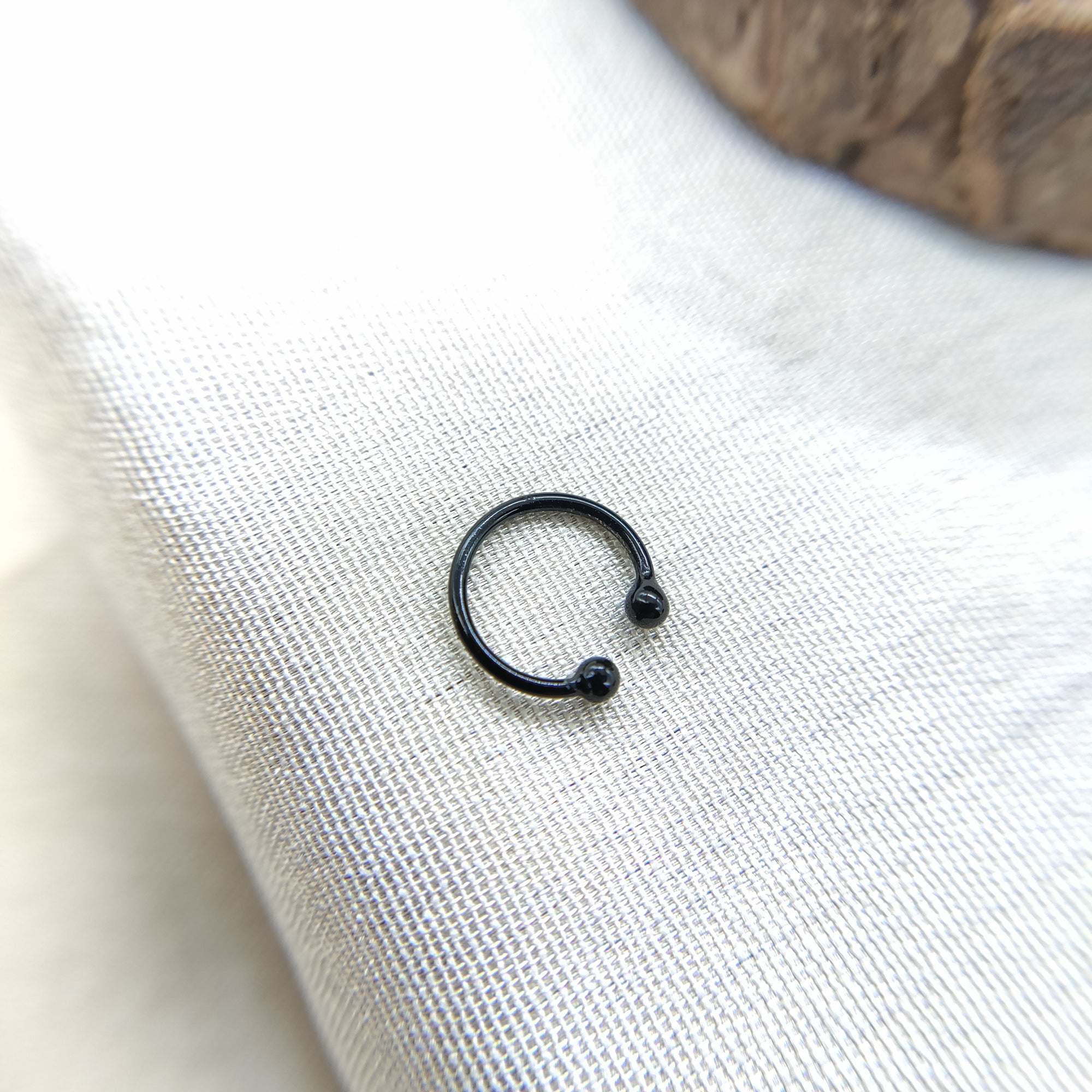 Silver Nose pin 925 Sterling Silver Body jewelry Boho Hippie Funky Jewellery Clip On Nose Clip Minimalist Handmade Gift