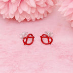 AMONROO® 925 Silver Jewellery for Women - 925 Sterling Silver Open Heart Stud Earrings, Minimalist Heart Earrings, Daily Wear Jewellery | 925 Stamp, Warranty & Authenticity Certificate