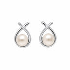 AMONROO® 925 Silver Jewellery for Women - 925 Sterling Silver Pearl Drop Stud Earrings, Pearl Earrings, Elegant Daily Wear Jewellery | 925 Stamp, Warranty & Authenticity Certificate