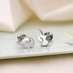 AMONROO® 925 Silver Jewellery for Women - 925 Sterling Silver Elephant Stud Earrings, Animal Earrings, Small Daily Wear Jewellery | 925 Stamp, Warranty & Authenticity Certificate