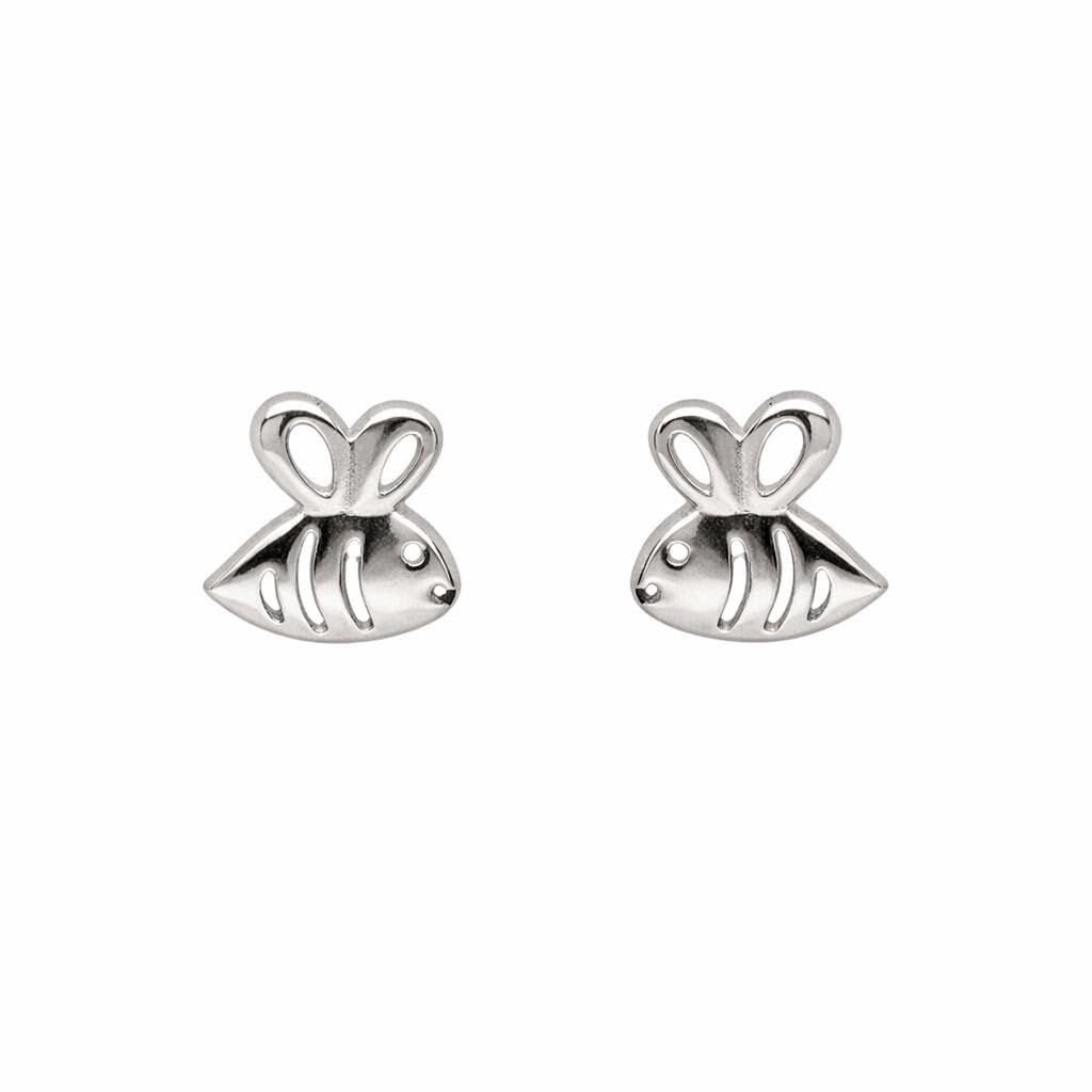 AMONROO® 925 Silver Jewellery for Women - 925 Sterling Silver Fish Stud Earrings, Animal Earrings, Ocean Design Daily Wear Jewellery | 925 Stamp, Warranty & Authenticity Certificate