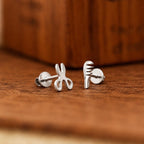 AMONROO® 925 Silver Jewellery for Women - 925 Sterling Silver Scissors Comb Stud Earrings, Hairdresser Earrings, Salon Jewellery Gift | 925 Stamp, Warranty & Authenticity Certificate
