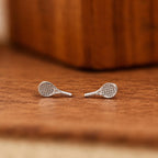 AMONROO® 925 Silver Jewellery for Women - 925 Sterling Silver Tennis Racket Stud Earrings, Sports Earrings, Tennis Lover Gift | 925 Stamp, Warranty & Authenticity Certificate