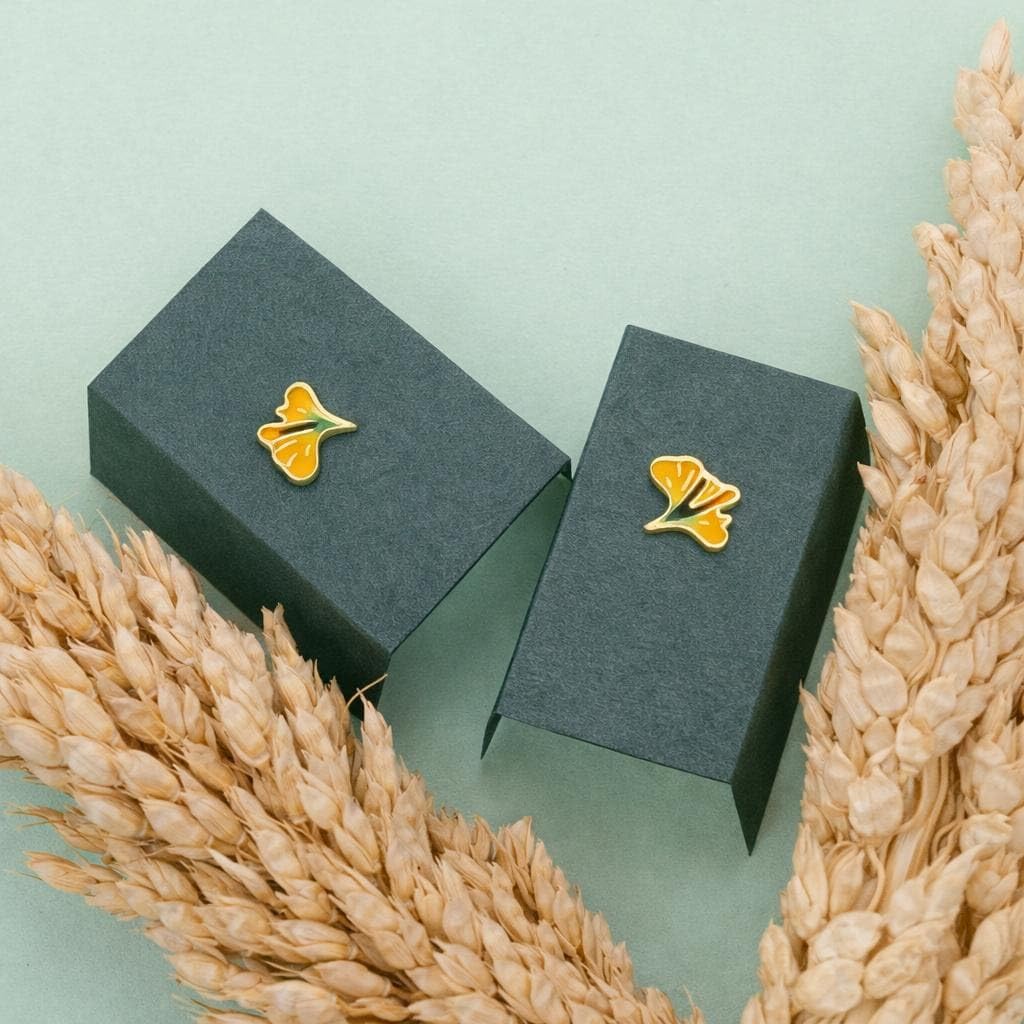 AMONROO® 925 Silver Jewellery for Women - 925 Sterling Silver Yellow Flower Enamel Stud Earrings, Floral Earrings, Daily Wear Jewellery | 925 Stamp, Warranty & Authenticity Certificate