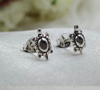 Sterling Silver 925 Tiny Turtle Earring Small Stud Tiny Turtle Tortoise Stud Earring Quirky Fun Studs Minimalist Handmade Gift Stud Pushback