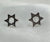 925 Sterling silver Star Of David Stud Earring Geometric Star Symbol Unisex Post Stud Earring Minimalist Handmade Gift Studs with Pushback