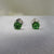 925 Sterling Silver August Birthstone Light Green Peridot Cubic Zirconia Stud Earrings Minimalist Handmade Birthday Gift Studs with Pushback