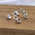 925 Sterling Silver Honeycomb Earrings Geometric Minimalist Earrings Dainty Hexagon Bee Lover Gift Jewelry for Women Handmade Gift Pushback