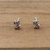 Little % Percentage Symbol Stud Earring Mathematics Earring Stud Minimalist Handmade Gift Studs with Pushback 925 Sterling Silver Cute Gift
