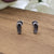 Tiny Little Flip Flop Post Earrings Antique Silver Sandal Stud Minimalist Handmade Gift Stud Pushback 925 Sterling Cute Gift Unisex Stud