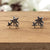Sterling Silver Star Trio Stud Earring Celestial Jewellery Delicate and Stylish Geometric Star Symbol Minimalist Handmade Stud Pushback 925