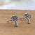 925 Silver Tree of Life Earrings Family Tree Jewelry Boho Stud Earring Nature Dainty Good Luck Earrings Handmade Minimal Studs Pushback