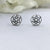 Classic Design Round Stud Earrings Silver Oxidised Stud Earrings Handmade Gift Stud Pushback Solid 925 Gift for Mother