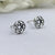 Classic Design Round Stud Earrings Silver Oxidised Stud Earrings Handmade Gift Stud Pushback Solid 925 Gift for Mother