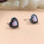 Cute Pink Heart Stud Earring Oxidised Heart Unisex Heart Shape Stud Little Ear Stud Minimalist Handmade Stud Pushback Solid Silver 925