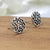 Trinity Celtic Knot Mini Post Stud Earrings Oxidised Celestial Jewllery Gift For Graduation Good Luck Stud with Pushback Solid 925