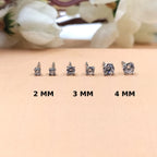 Solitaire Stud Earring Round Diamond Cubic Zirconia Stud Earrings 925 Silver