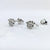 925 Sterling Silver Dog Cat Paw Stud Earrings Cubic Zirconia Puppy Earring with Push Back Pet Lover Jewelry Gifts Unique Stud Earring