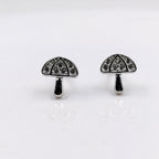 925 Sterling Silver Unique Umbrella Stud Earrings Cute Monsoon Lover Gift Stud Earrings CZ Minimalist Handmade Gift Studs with Push back