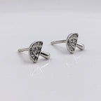 925 Sterling Silver Unique Umbrella Stud Earrings Cute Monsoon Lover Gift Stud Earrings CZ Minimalist Handmade Gift Studs with Push back