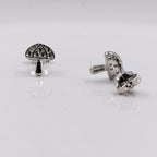 925 Sterling Silver Unique Umbrella Stud Earrings Cute Monsoon Lover Gift Stud Earrings CZ Minimalist Handmade Gift Studs with Push back
