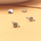 925 Sterling Silver Lucky Dandelion Stud Earrings Beautiful Flower Jewelry