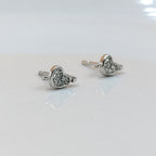 925 Sterling Silver Arrow Heart Earrings Cubic Zirconia Women's Earrings