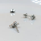 925 Sterling Silver Arrow Heart Earrings Cubic Zirconia Women's Earrings