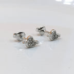 925 Sterling Silver Arrow Heart Earrings Cubic Zirconia Women's Earrings