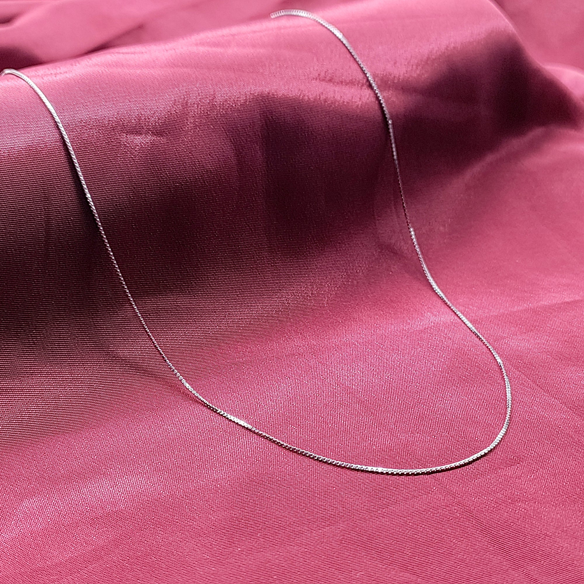 Box Chain Silver Chain For Women and Men Chain for Daily Wear Work Wear Unisex Dainty Chain Gift