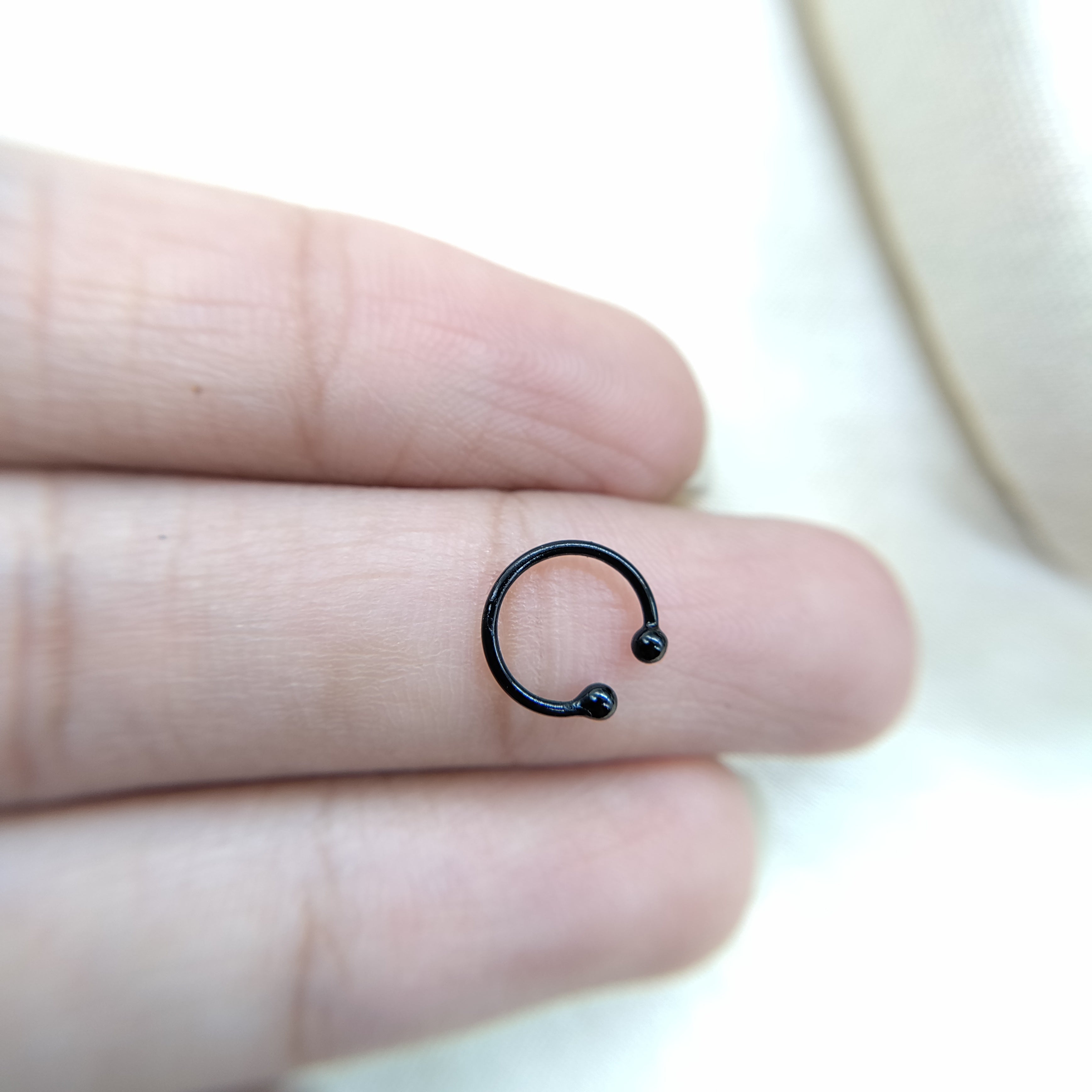 Silver Nose pin 925 Sterling Silver Body jewelry Boho Hippie Funky Jewellery Clip On Nose Clip Minimalist Handmade Gift