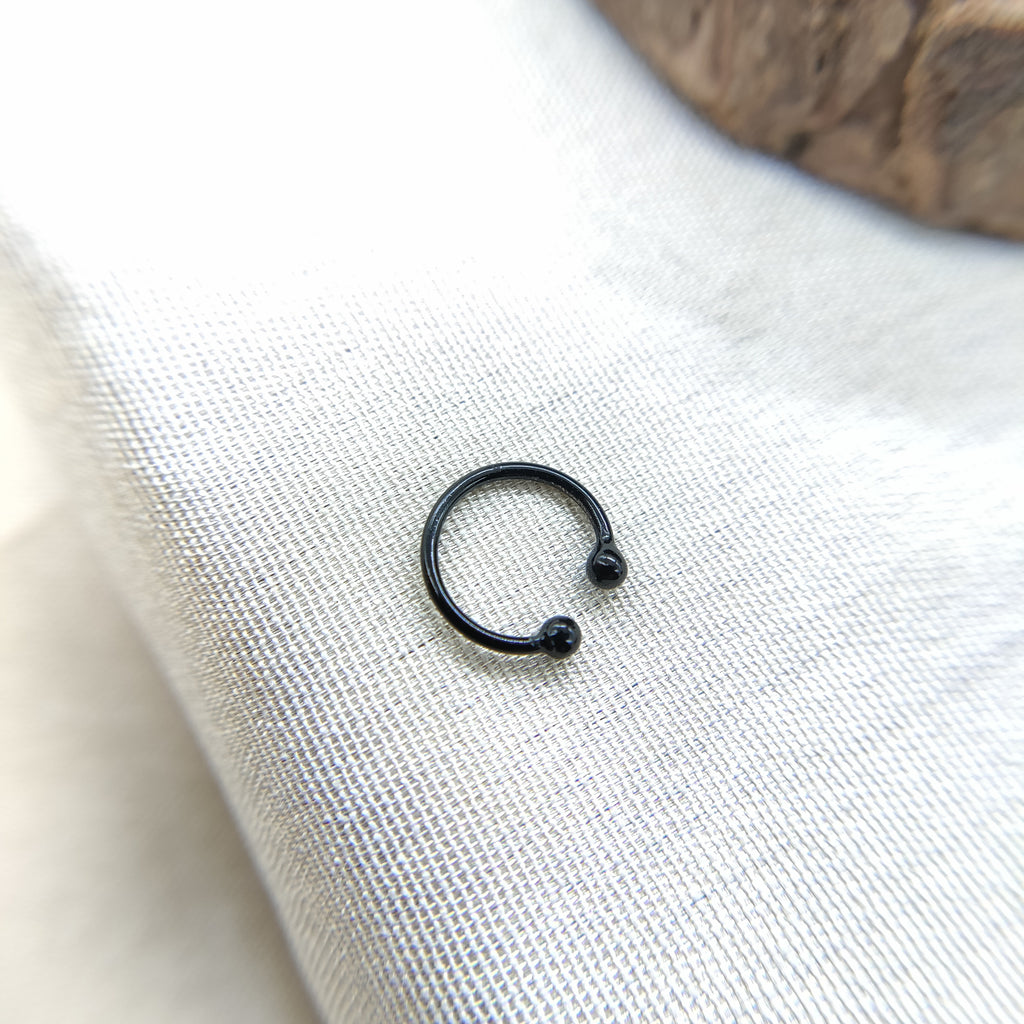 Silver Nose pin 925 Sterling Silver Body jewelry Boho Hippie Funky Jewellery Clip On Nose Clip Minimalist Handmade Gift