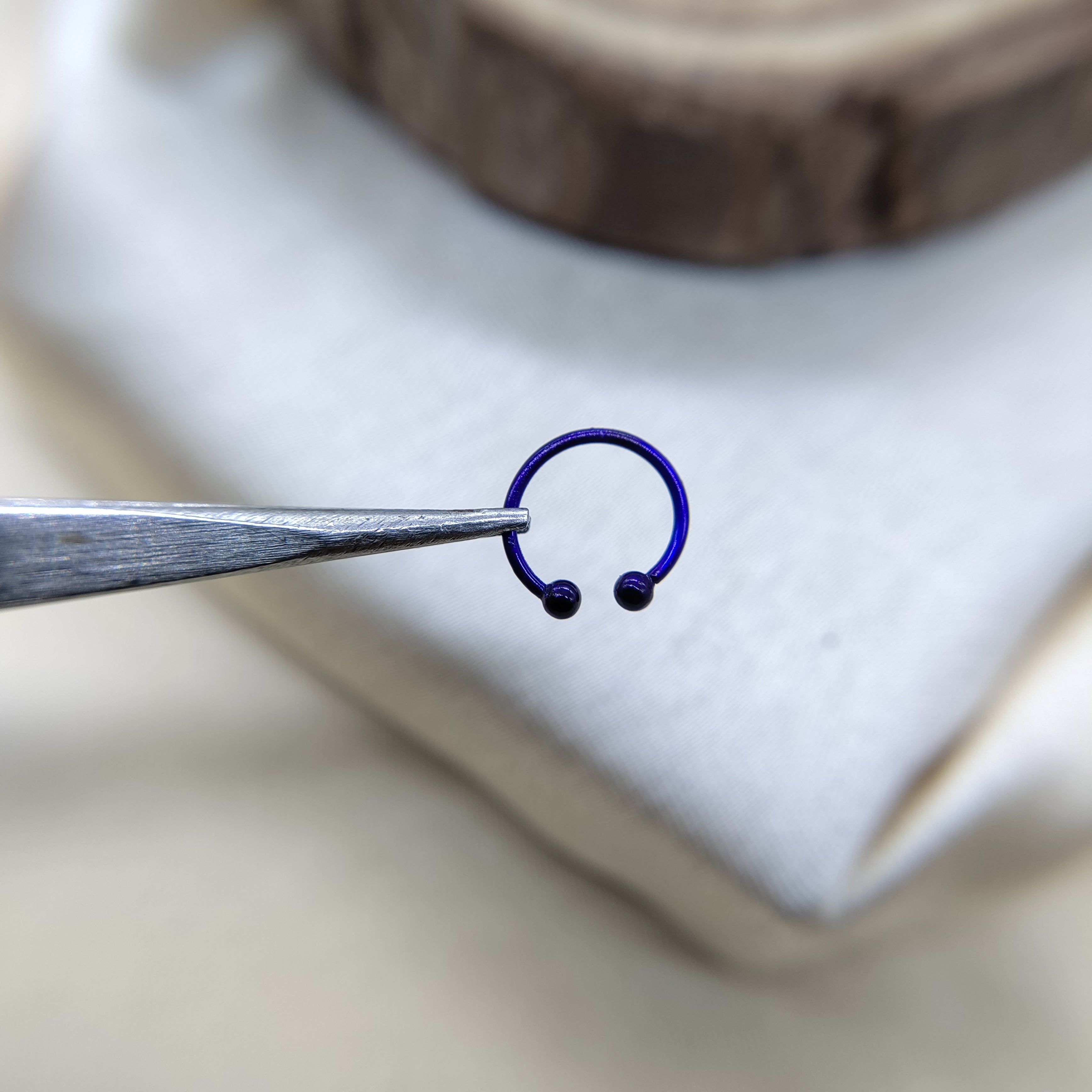 Silver Nose pin 925 Sterling Silver Body jewelry Boho Hippie Funky Jewellery Clip On Nose Clip Minimalist Handmade Gift