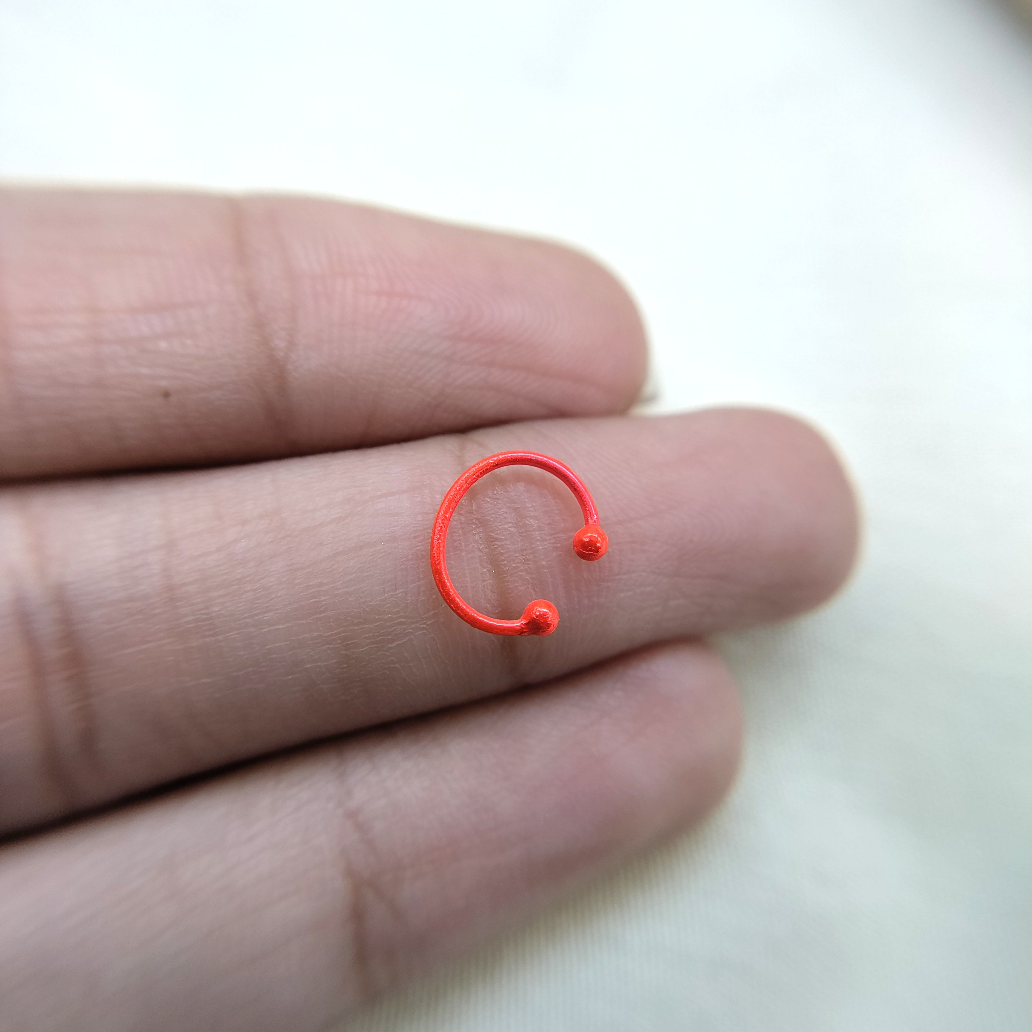 Silver Nose pin 925 Sterling Silver Body jewelry Boho Hippie Funky Jewellery Clip On Nose Clip Minimalist Handmade Gift