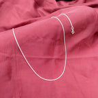 Silver Cable Chain For Women and Men Chain for Pendant Daily wear Work Wear Unisex Chain Dainty Gift