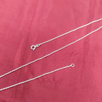 Silver Cable Chain For Women and Men Chain for Pendant Daily wear Work Wear Unisex Chain Dainty Gift