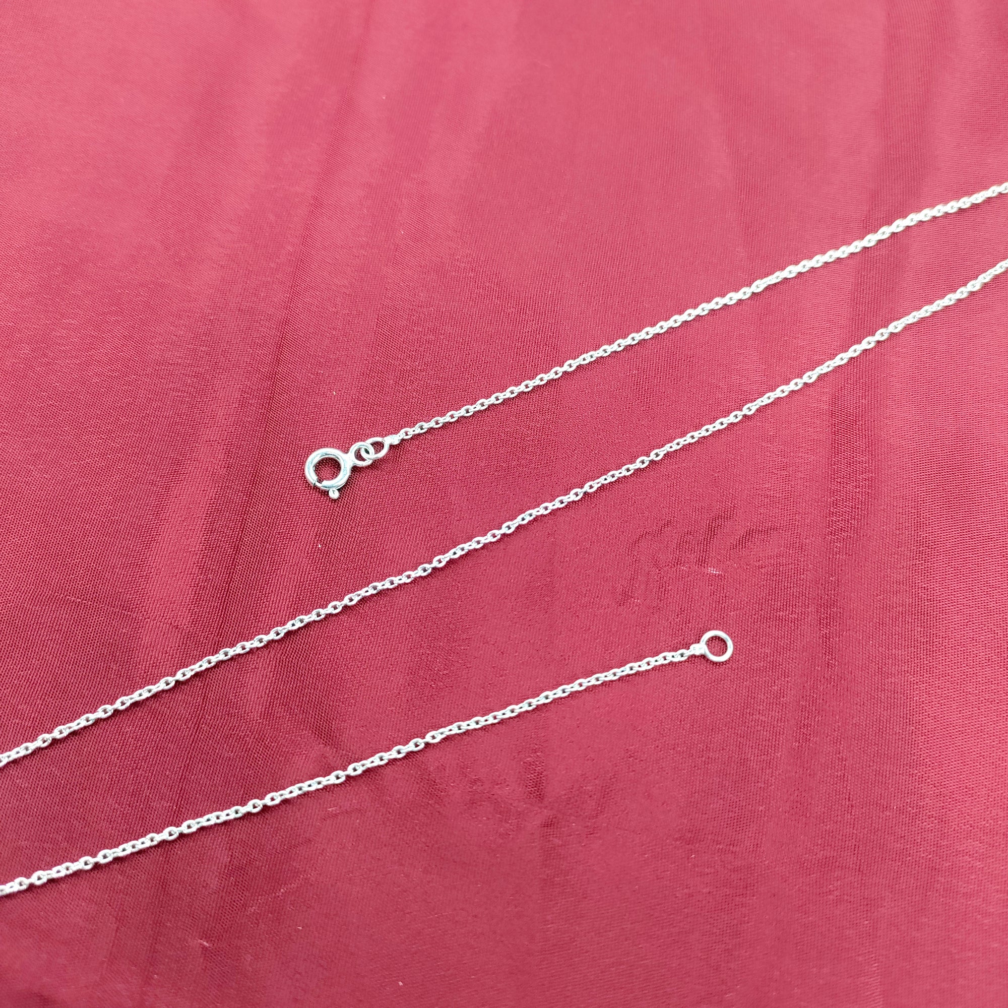 Silver Cable Chain For Women and Men Chain for Pendant Daily wear Work Wear Unisex Chain Dainty Gift