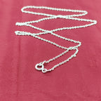 Silver Cable Chain For Women and Men Chain for Pendant Daily wear Work Wear Unisex Chain Dainty Gift