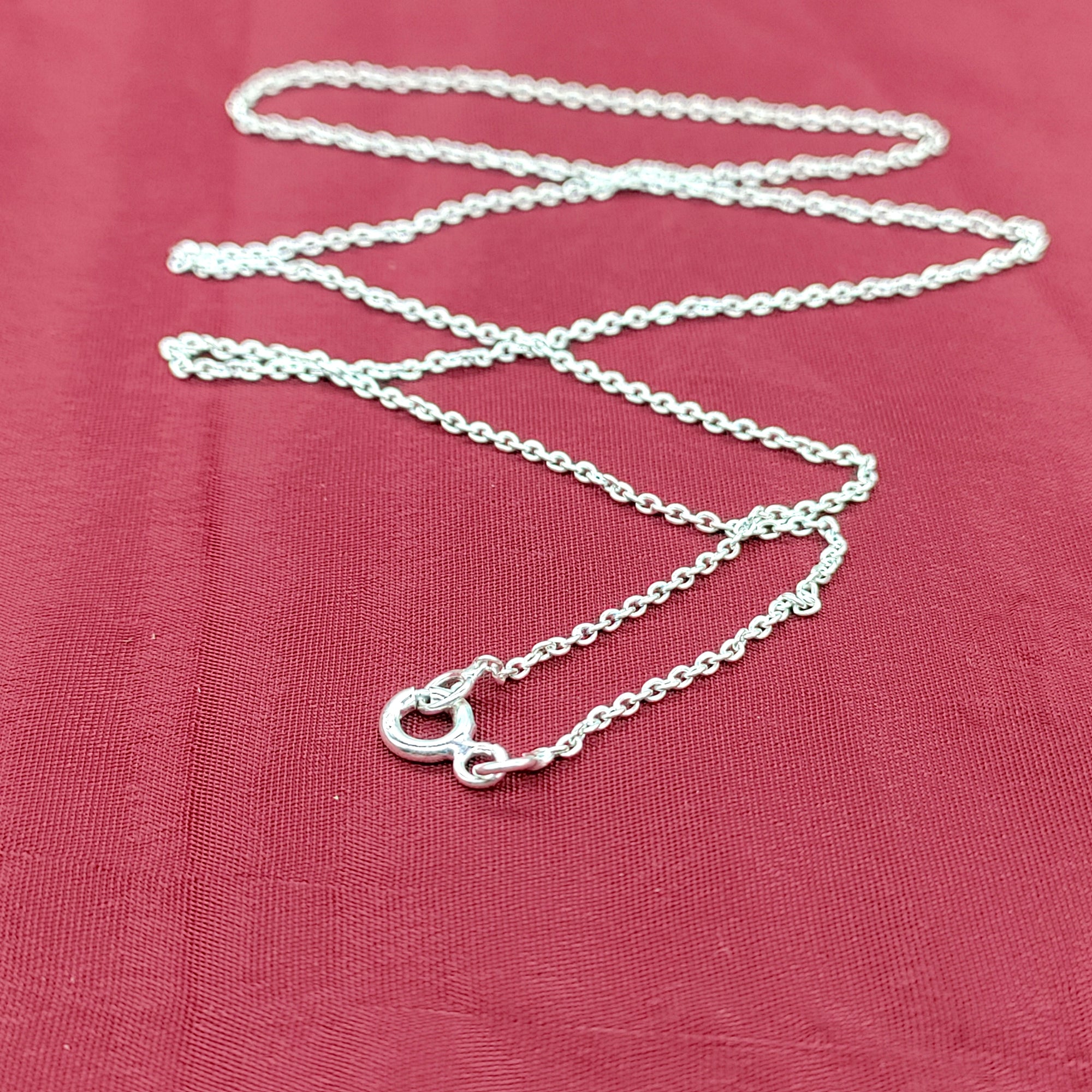Silver Cable Chain For Women and Men Chain for Pendant Daily wear Work Wear Unisex Chain Dainty Gift