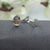 Sterling Silver 925 Pear Flat Unisex Ear stud Earrings Earring Studs Minimalist Handmade Birthday Gift Studs with Pushback