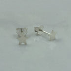 925 Sterling Silver Star Of David Stud Flat Studs Geometric Symbol Unisex Post Earring Minimalist Handmade Birthday Gift Studs with Pushback
