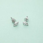 925 Sterling Silver Leaf Stud Earrings Nature Inspired Jewelry