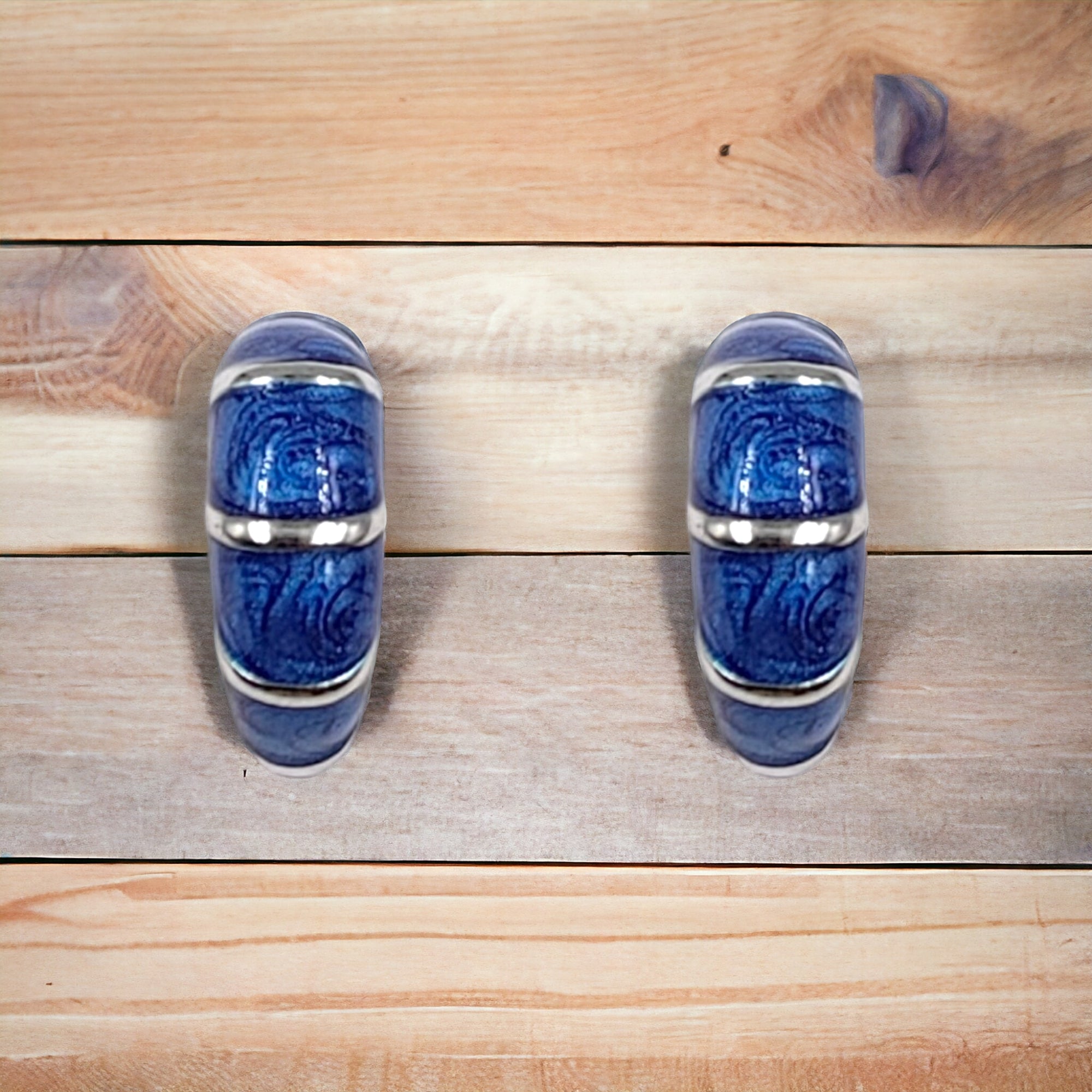 Pretty Enamel Hoops Strips CZ Chunky Bold Hoop Everyday Wear Earring Minimalist Handmade Gift For Women 13x4 mm