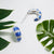 Quirky Enamel Hoops Strips CZ Chunky Bold Hoop Earrings Minimalist Handmade Gift For Women-7x4 mm