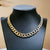 Stylish Two Tone Cuban Link Necklace