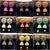 Floral Design Jhumka Earrings Combo Set Of 9 Pairs