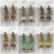 Genuine Vivid Stones Floral Design & Jhumka Earrings Combo Set Of 6 Pair-Any 6 Color