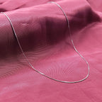 925 Silver Jewellery Chain Unisex Dainty Box Chain Gift- 18 Inch