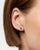 Silver Oxidised Hamsa stud Earring Evil Eye Fatima Hand Earring Hamsa Earring Stud Quirky Minimalist Handmade Stud Pushback 925 Sterling