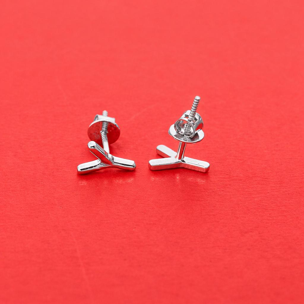 925 Sterling Silver Initial Y Stud Earrings, Dainty Letter Y Earrings for Women, Small Alphabet Earring Set, Personalized Jewelry Gift